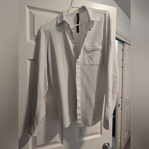 Men's Lululemon White Button down shirt